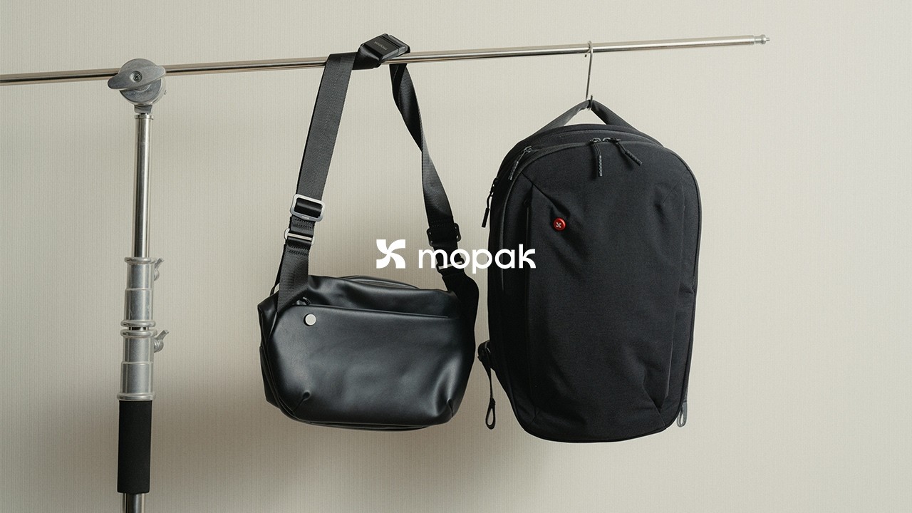 ミニマルなバックパックとスリングバック【mopak】