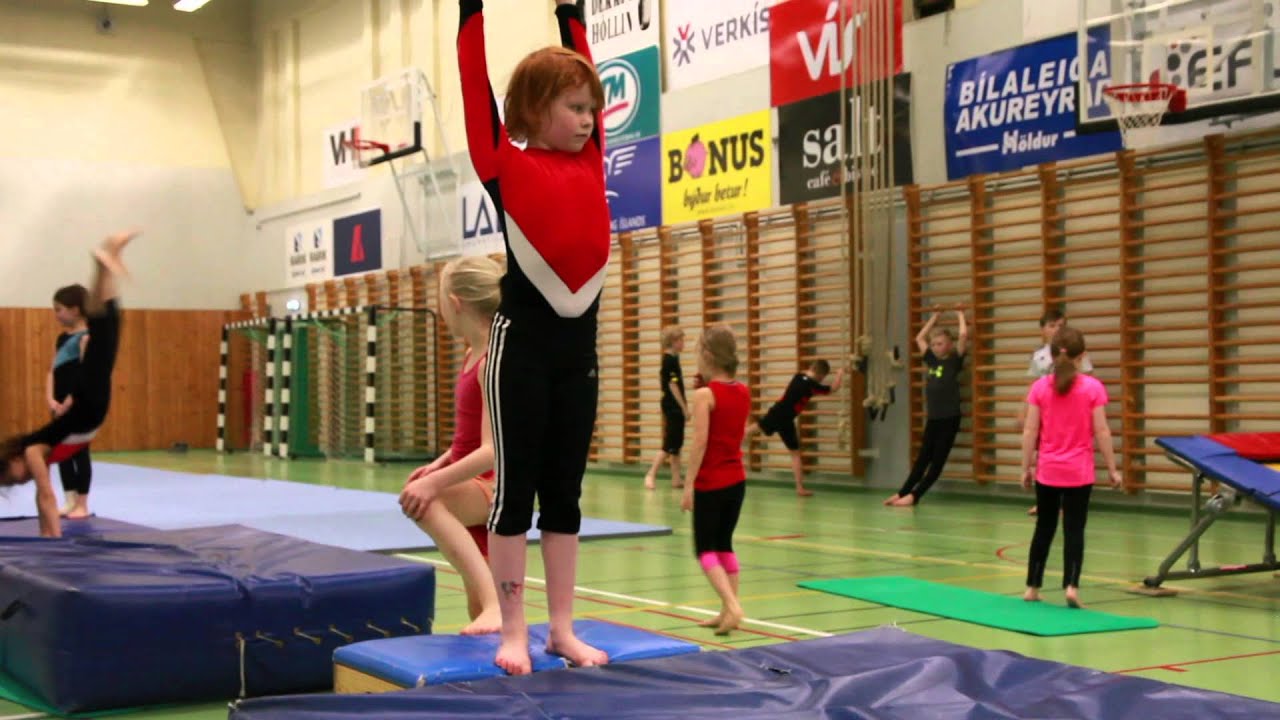 Sprettur Sporlangi heimsækir Fimleikadeild Hattar