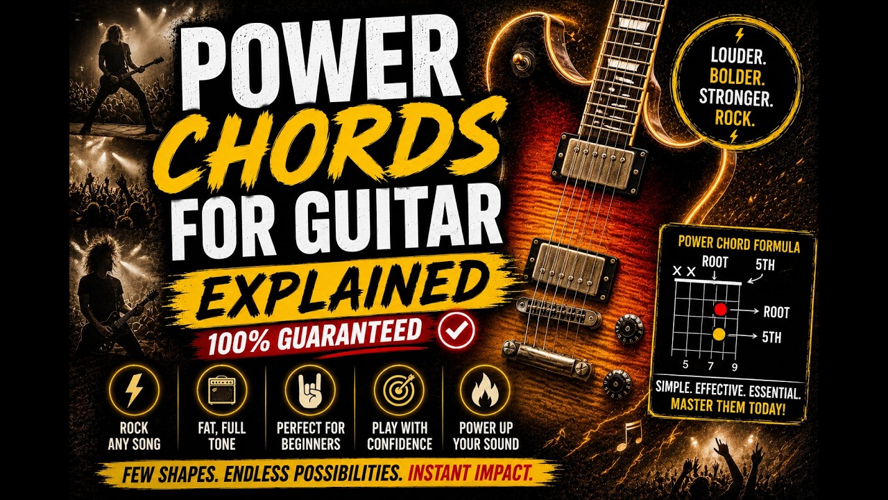 YOU CAN PLAY THE INCREDIBLE POWER CHORD - BOX ROCK -  Teaching guitar since 1990 LESSON 16