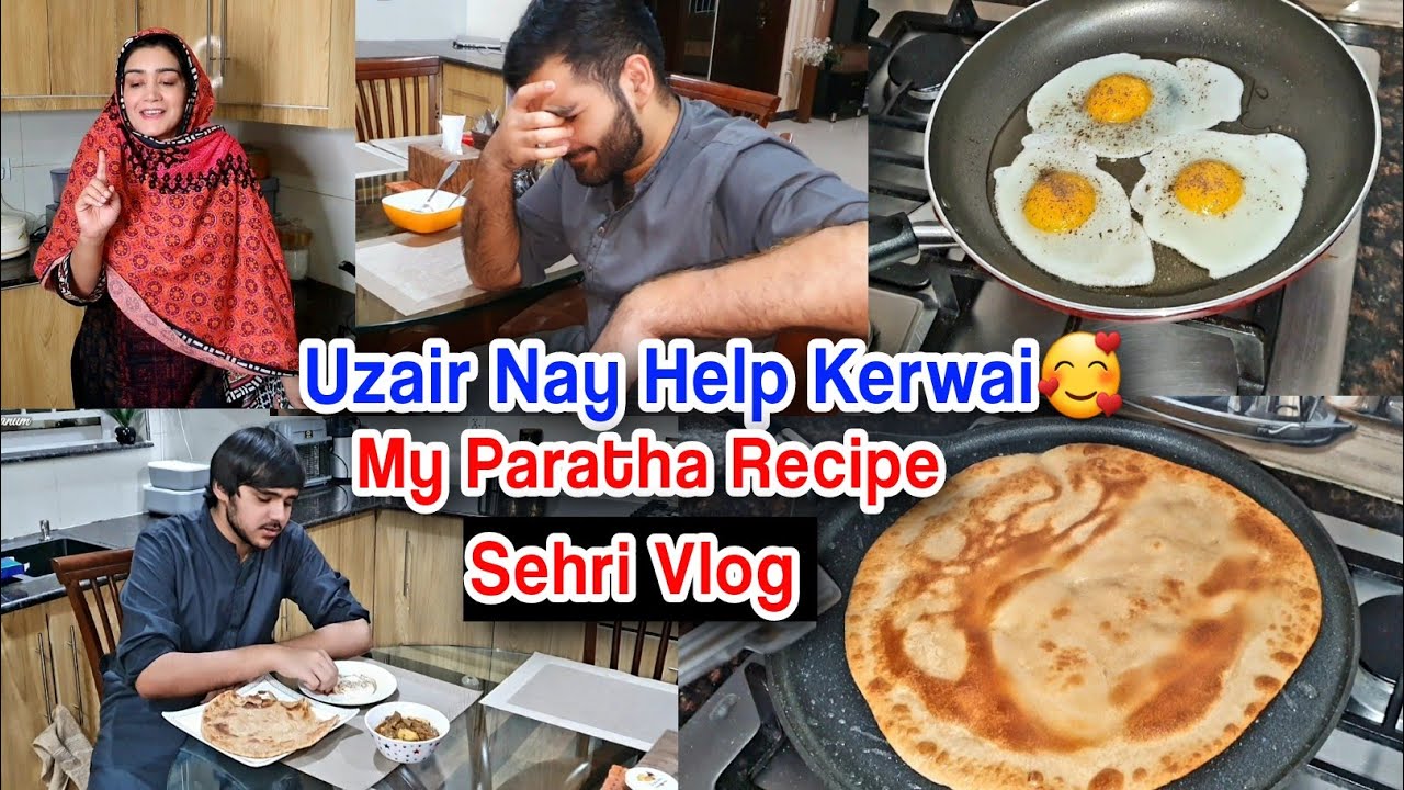 Sehri🌙Vlog 5 Minutes Main Parathay kaysay banati hon - Easy Cooking Tips Aur Ramazan ki Barkatain