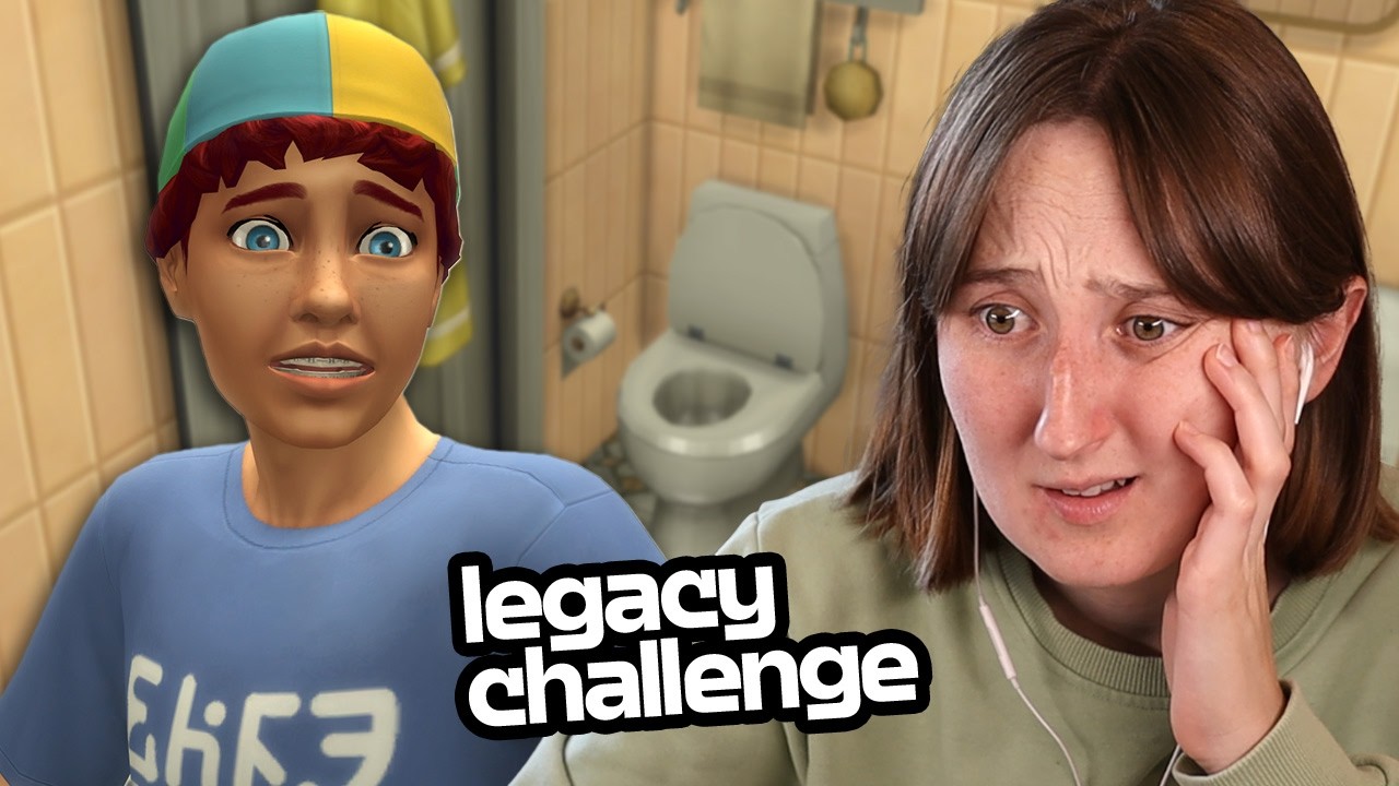 Заперла своего сима в ванной, пока он не умер с голоду | Nightmare Legacy Challenge #126