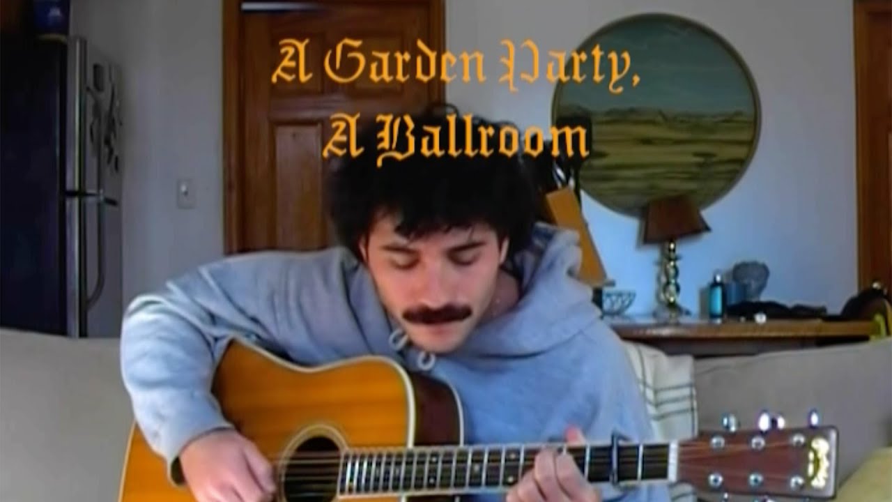a garden party, a ballroom (camcorder version)