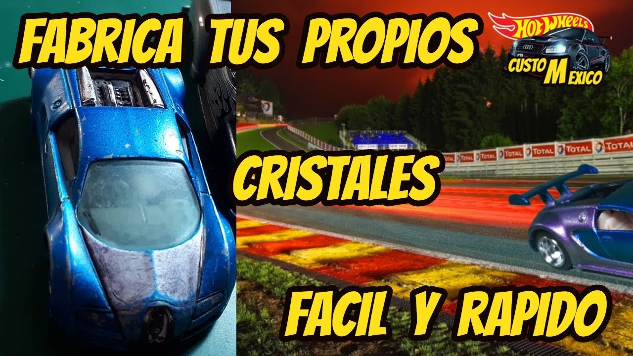 Fabrica tus propios cristales para hot wheels | Restaurando un bugatti veyron