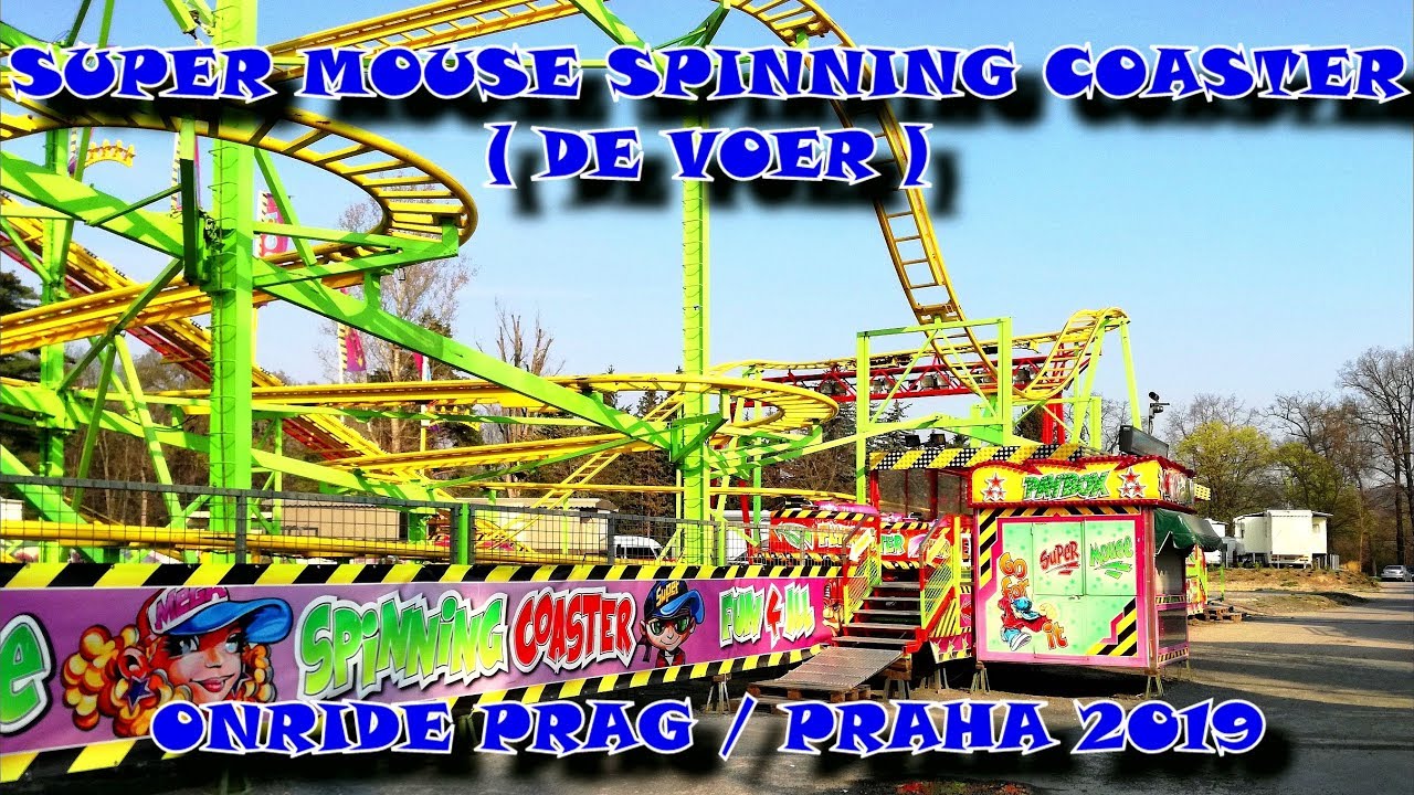 SUPER MOUSE SPINNING COASTER DE VOER KIRMES ONRIDE 2019 PRAG Matějská Pouť Praha 2019