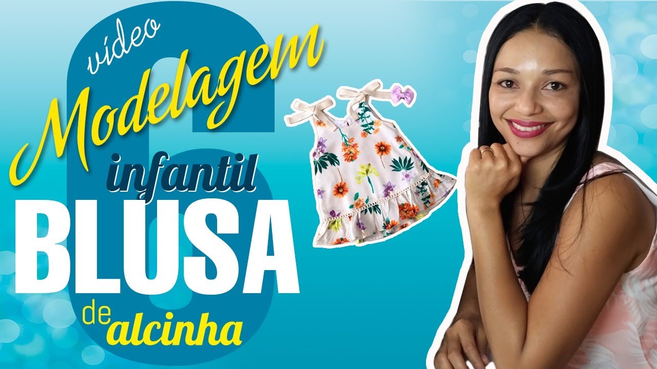Como fazer MODELAGEM - Blusa Infantil Com Alcinha | 6º vídeo || Lexandra Mendonça
