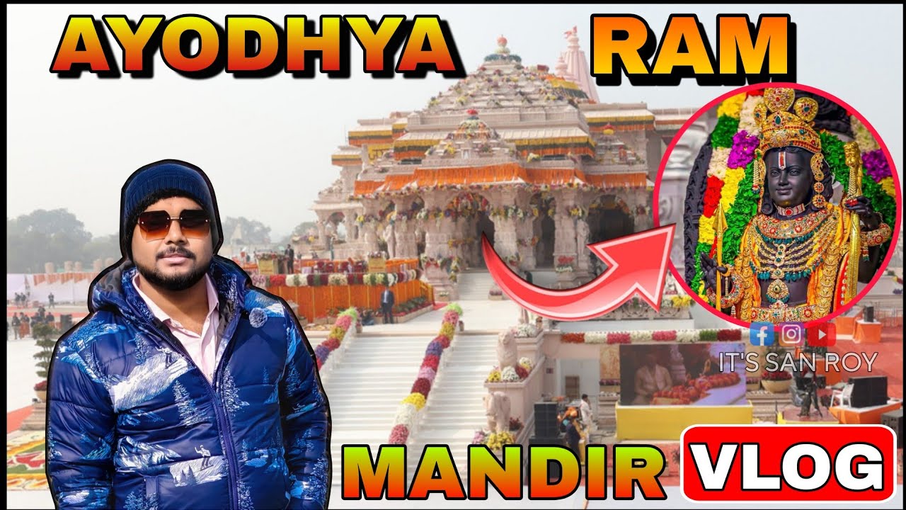 Ayodhya ram mandir vlog//ayodhya ram mandir vlog 2025//ayodhya ram mandir video 2025//@ITSSANROY