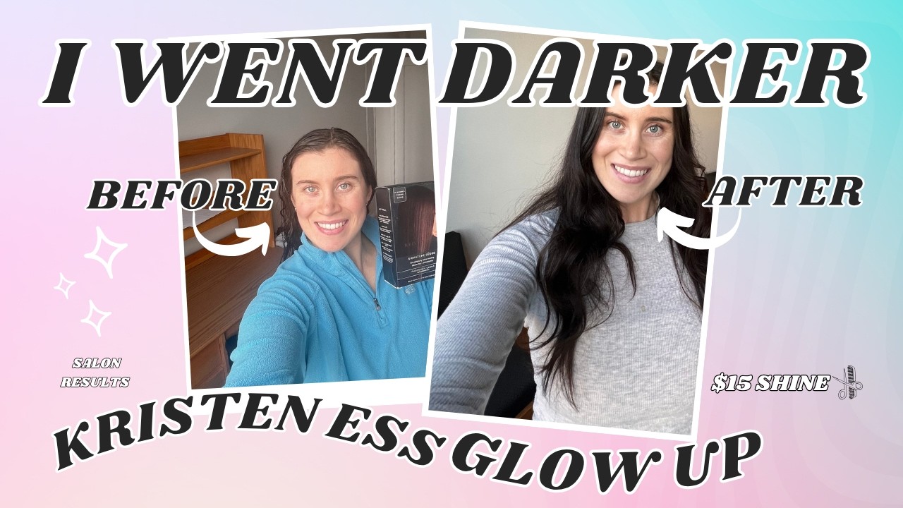 Kristen Ess Hair Gloss Tutorial Chocolate Cosmo | At-Home Hair Transformation