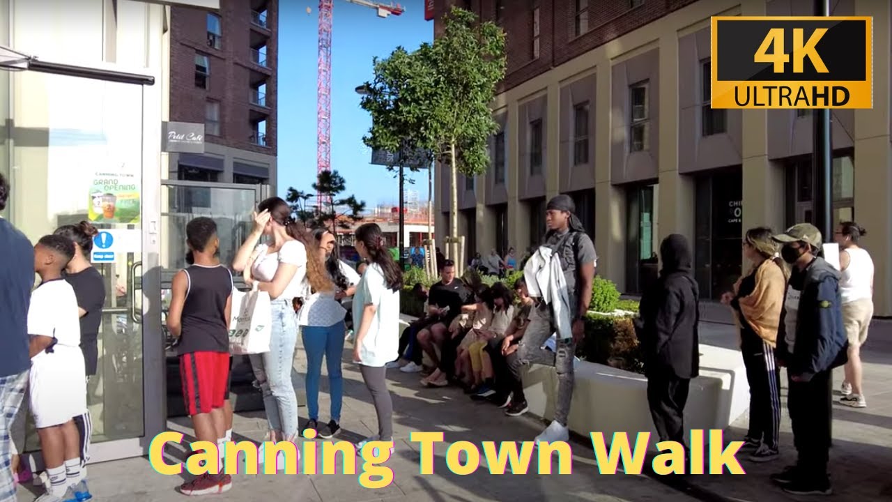 Canning Town Walk 2021| 4K HD | East London | Newham | Virtual Walking Tour | POV | Here We Go