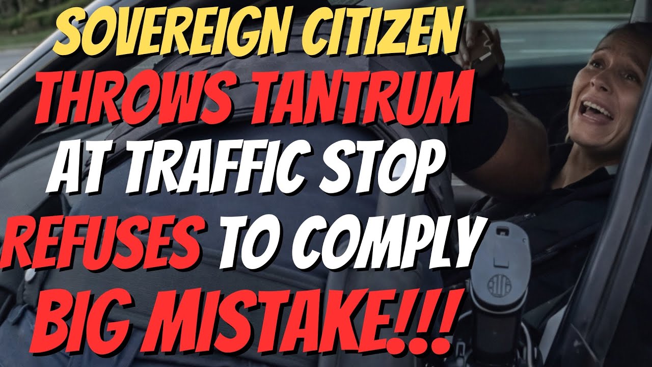 Sovereign Citizen Traffic Stop SPIRALS Completely OUT OF CONTROL