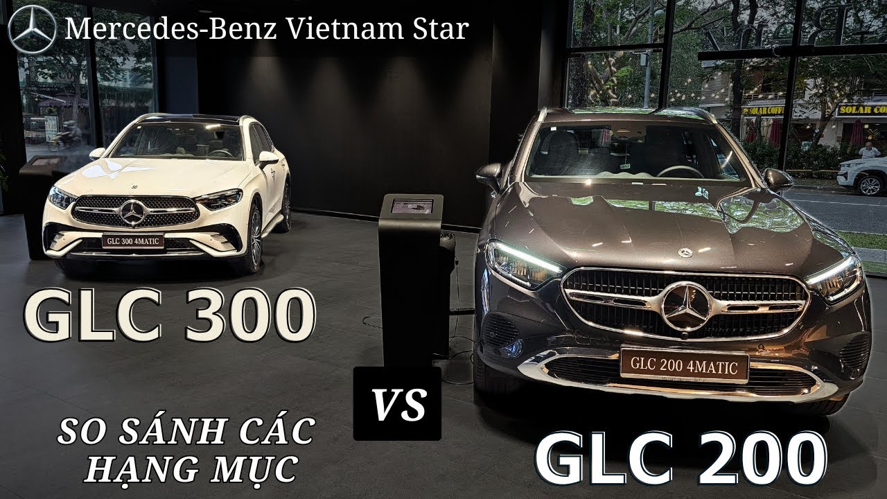GLC200 vs GLC300 2025 chênh nhau hơn 500tr - Những khác biệt cơ bản giữa 2 dòng | Anh Tuấn Mercedes