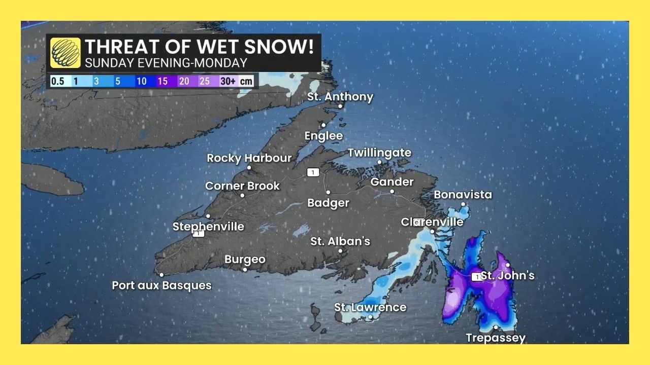 Newfoundland will start June with a round of snow | #forecast
