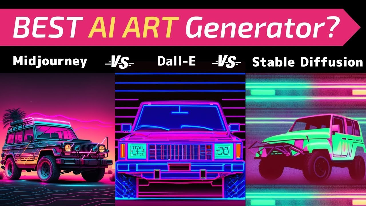 Сравнение ЛУЧШИХ арт-генераторов AI: Midjourney v4, Dalle-2 и Stable Diffusion