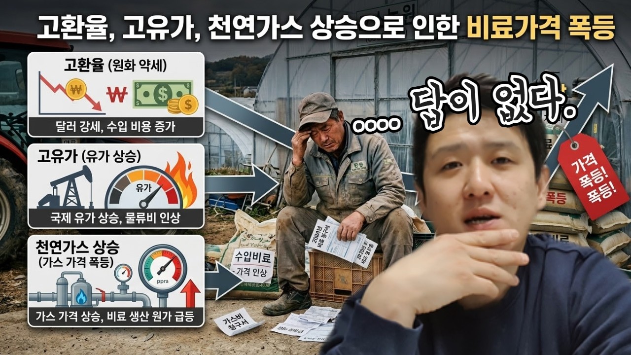 비료가격이 오를 수밖에 없는 3가지 요소 feat. 돌파구는 하나 뿐!!