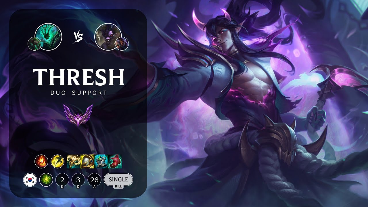 Thresh Support vs Alistar - KR Master Patch 13.22