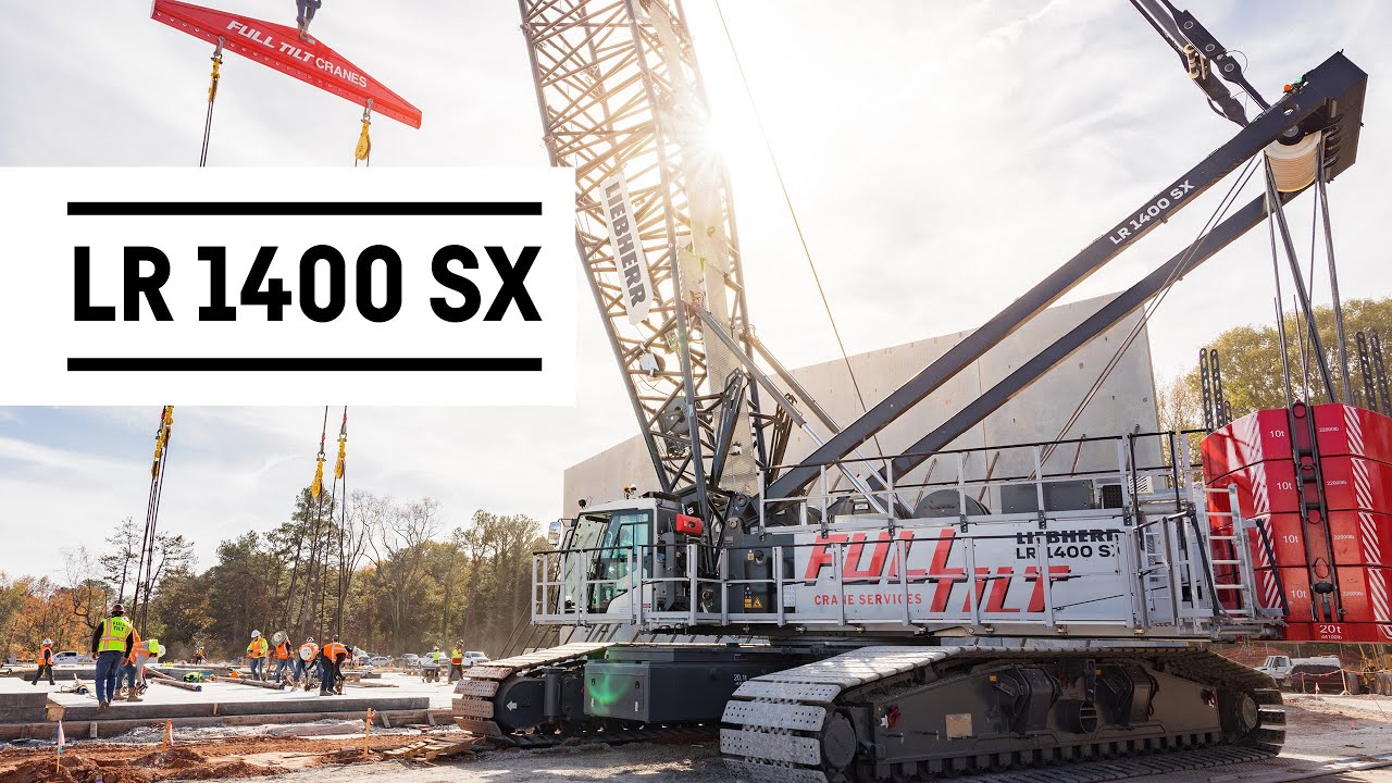 Liebherr – First LR 1400 SX in lifting operation