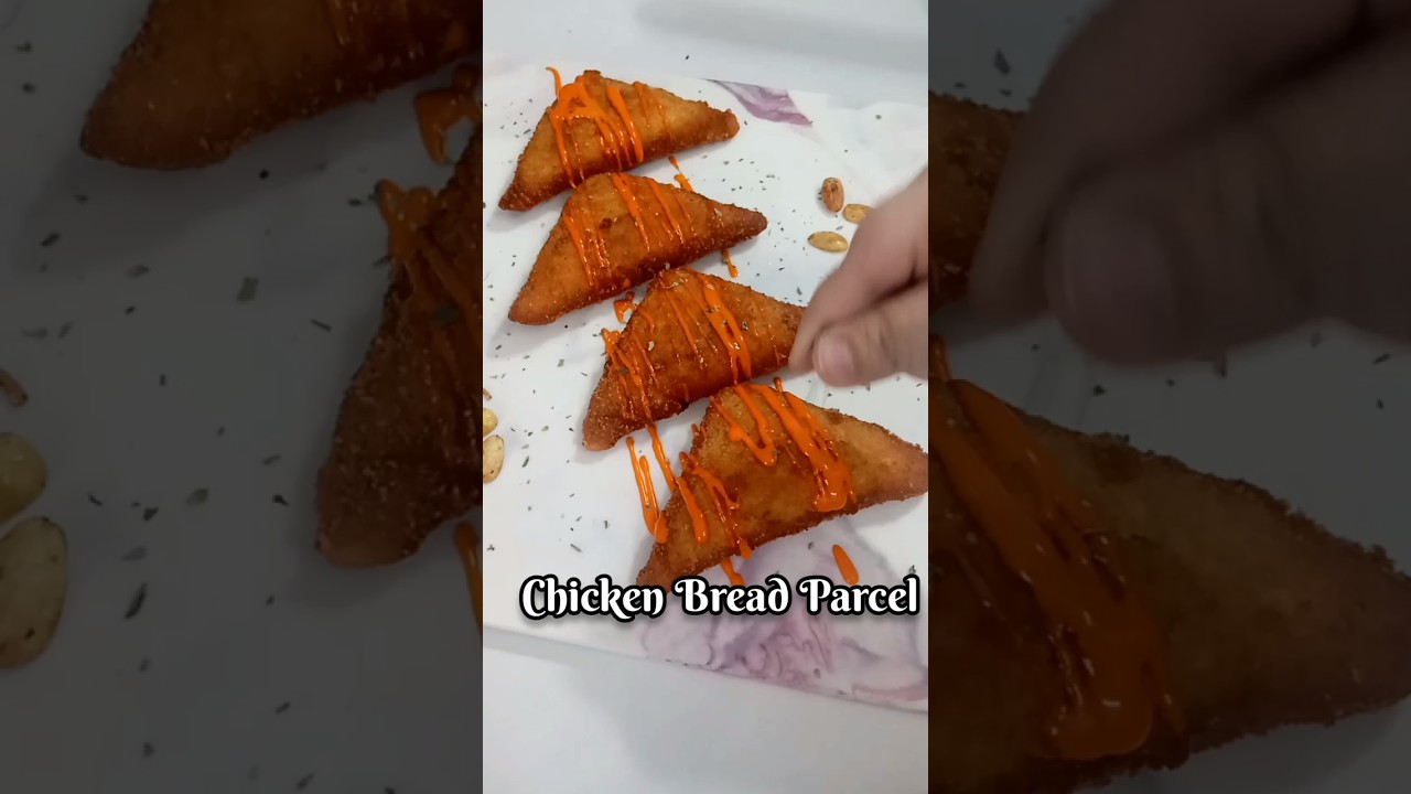 The Ultimate Crispy Chicken Bread Parcel Recipe #breadparcel