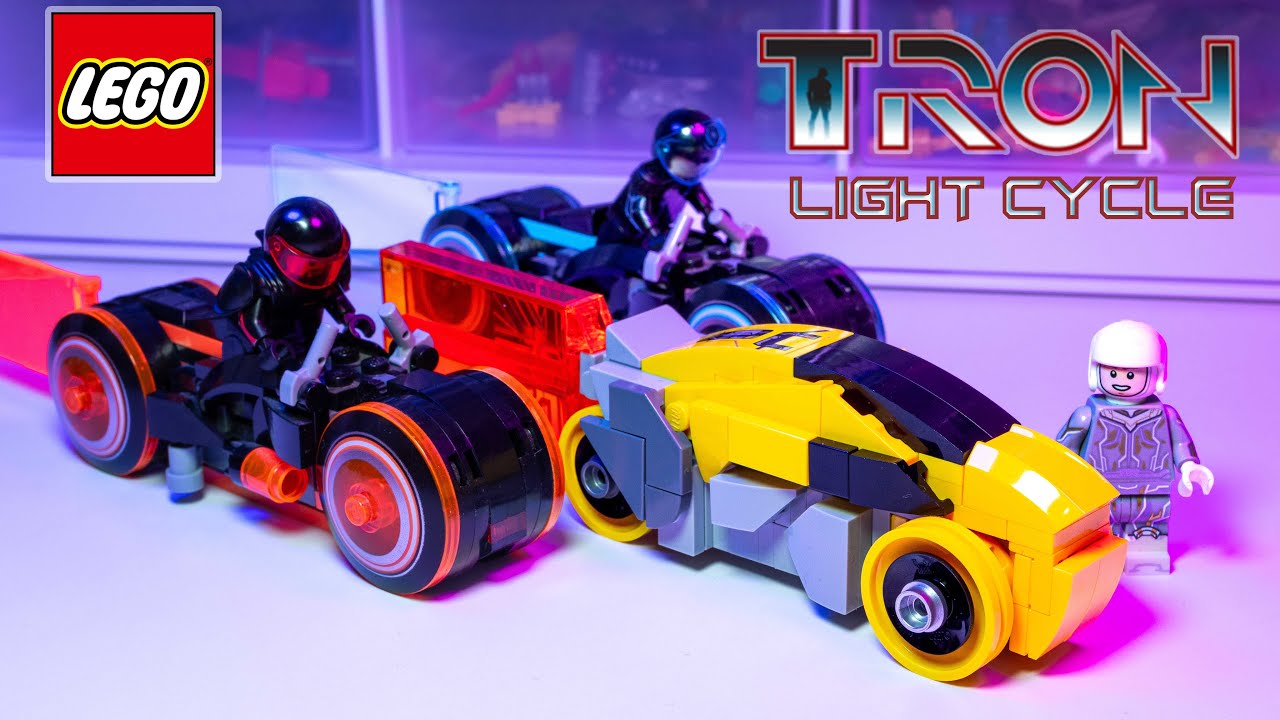 LEGO Как построить светоцикл &laquo;Трон&raquo;!!! - РУКОВОДСТВО ПО МАТЕРИАЛАМ 💥