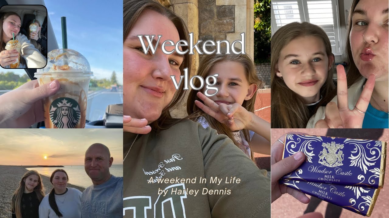 Weekend Vlog🤍 | Windsor Castle, Selsey and Portsmouth in 24 hours! Ft Emily and my dad x