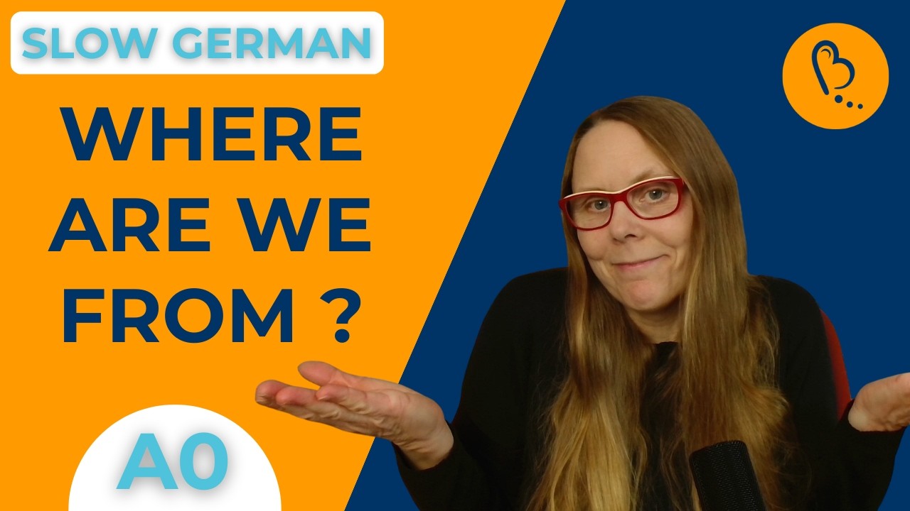 My Family and Me 🌍 Where We Come From | Self-Introduction #12 | German Comprehensible Input [A0]