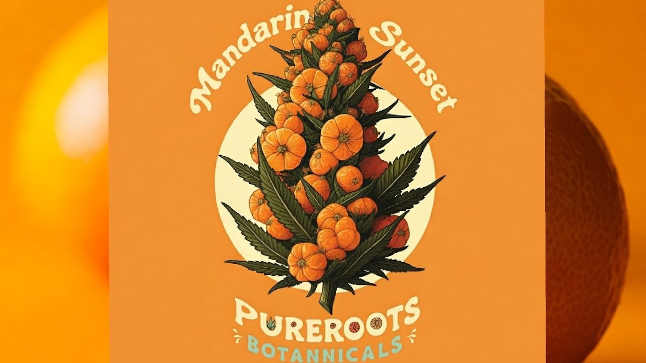 PureRoots Botanicals Mandarin Sunset THCA Flower 🍊🌅