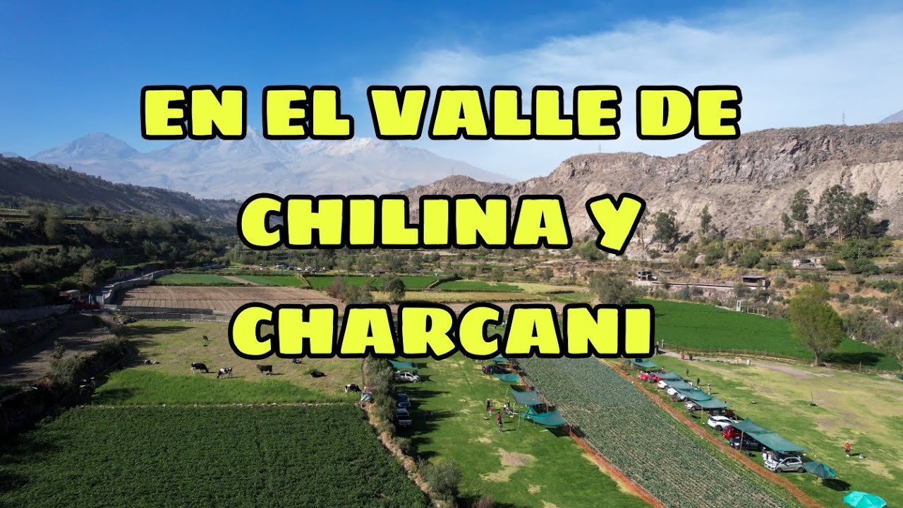 EN EL VALLE DE CHILINA Y EL CA&Ntilde;ON DE CHARCANI EN BICICLETA - AREQUIPA DRONE