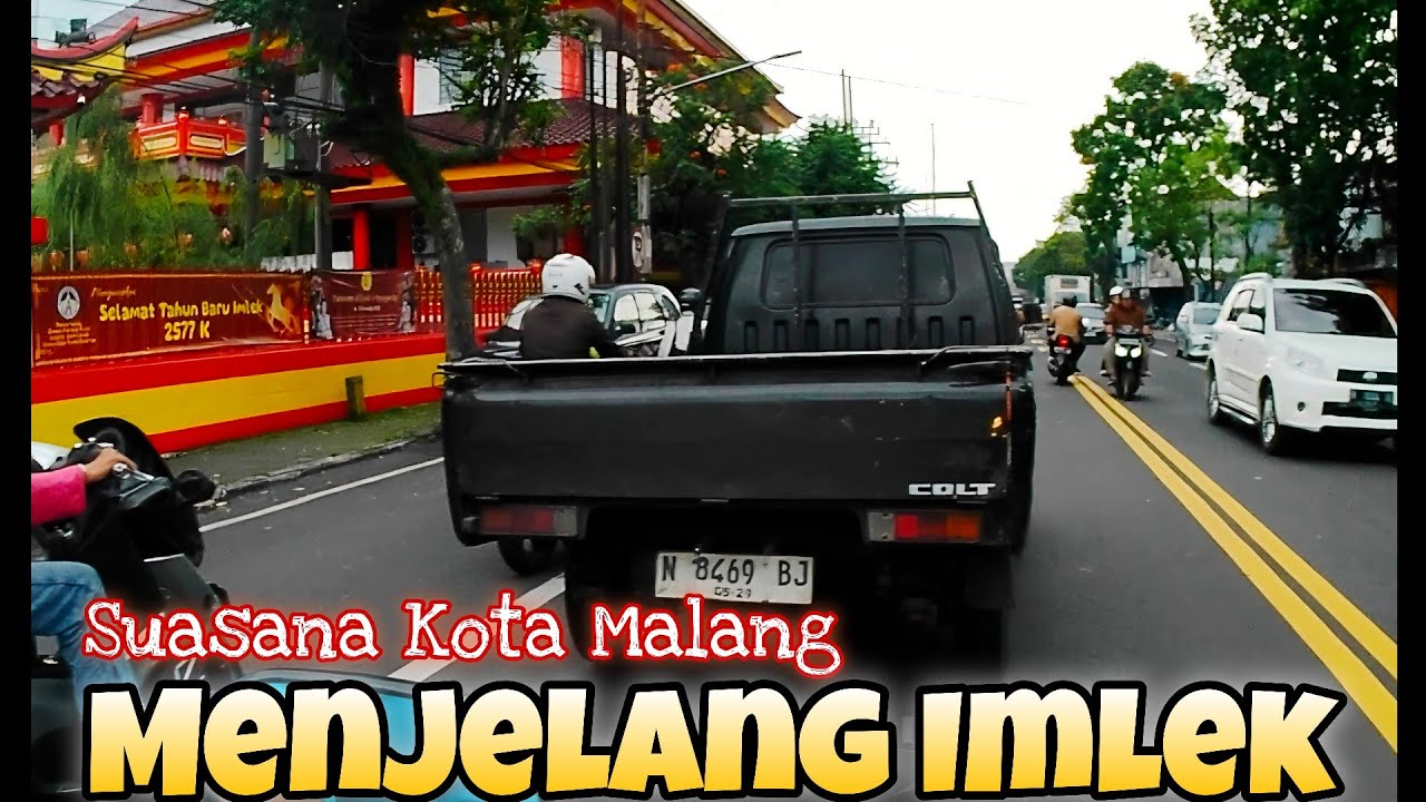 Keliling Kota Malang Sore Hari Menjelang Imlek