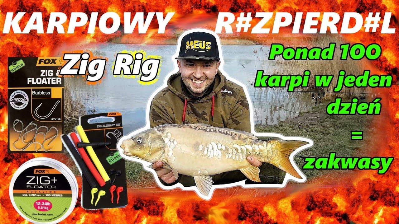 Jak szybko złowić karpia. Metoda Zig Rig i wędkarstwo karpiowe cz.1