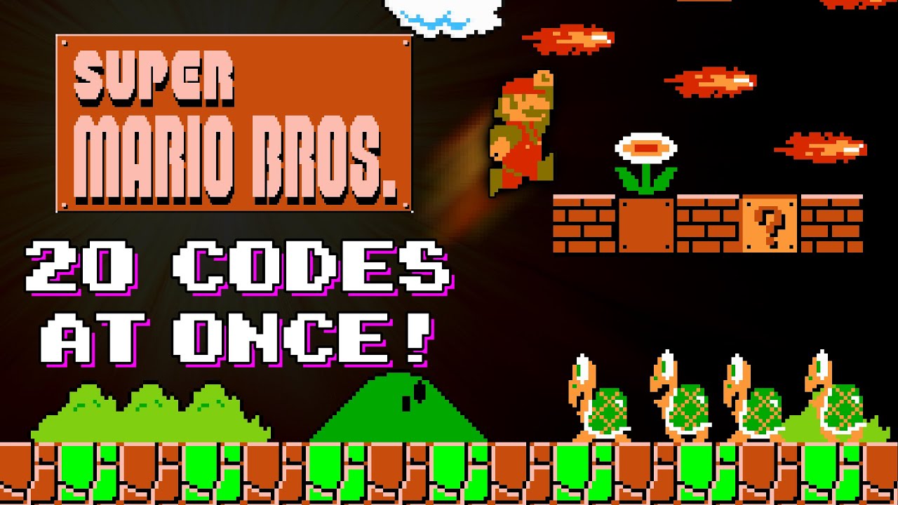 20 Super Mario Game Genie Codes at Once! 😎
