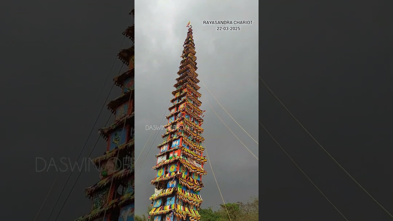 rayasandra chariot 2025 huskur madhuramma Devi Jatre