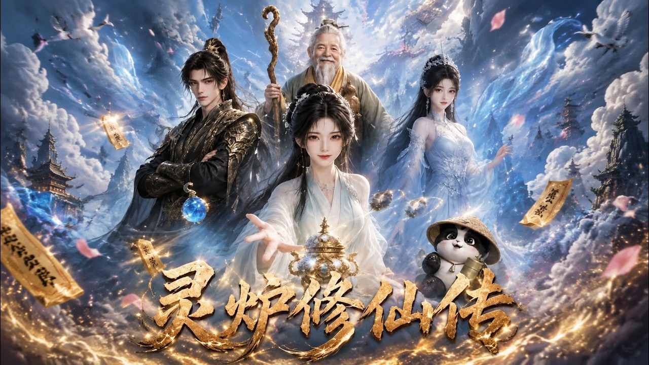 【AI漫剧全集】全宗嘲讽的丑废柴被贬废品库，竟觉醒千年灵炉逆袭打脸所有人！《灵炉修仙传》第1~60集#KK爱看#AI短剧#漫剧#家庭#伦理