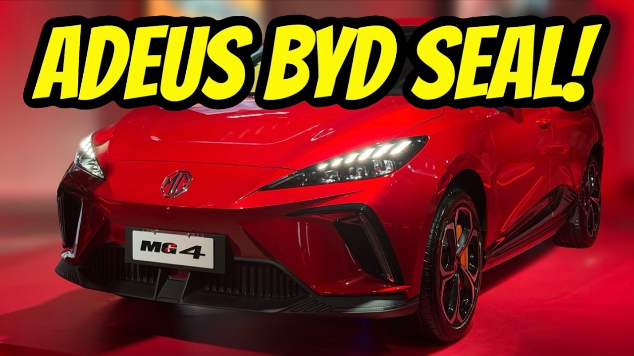 NOVO MG4 - LAN&Ccedil;AMENTO NO BRASIL! MAIS BARATO QUE BYD SEAL E MAIS R&Aacute;PIDO!