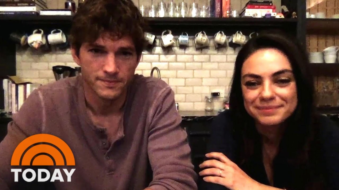 Mila Kunis And Ashton Kutcher Preview New Super Bowl Ad | TODAY