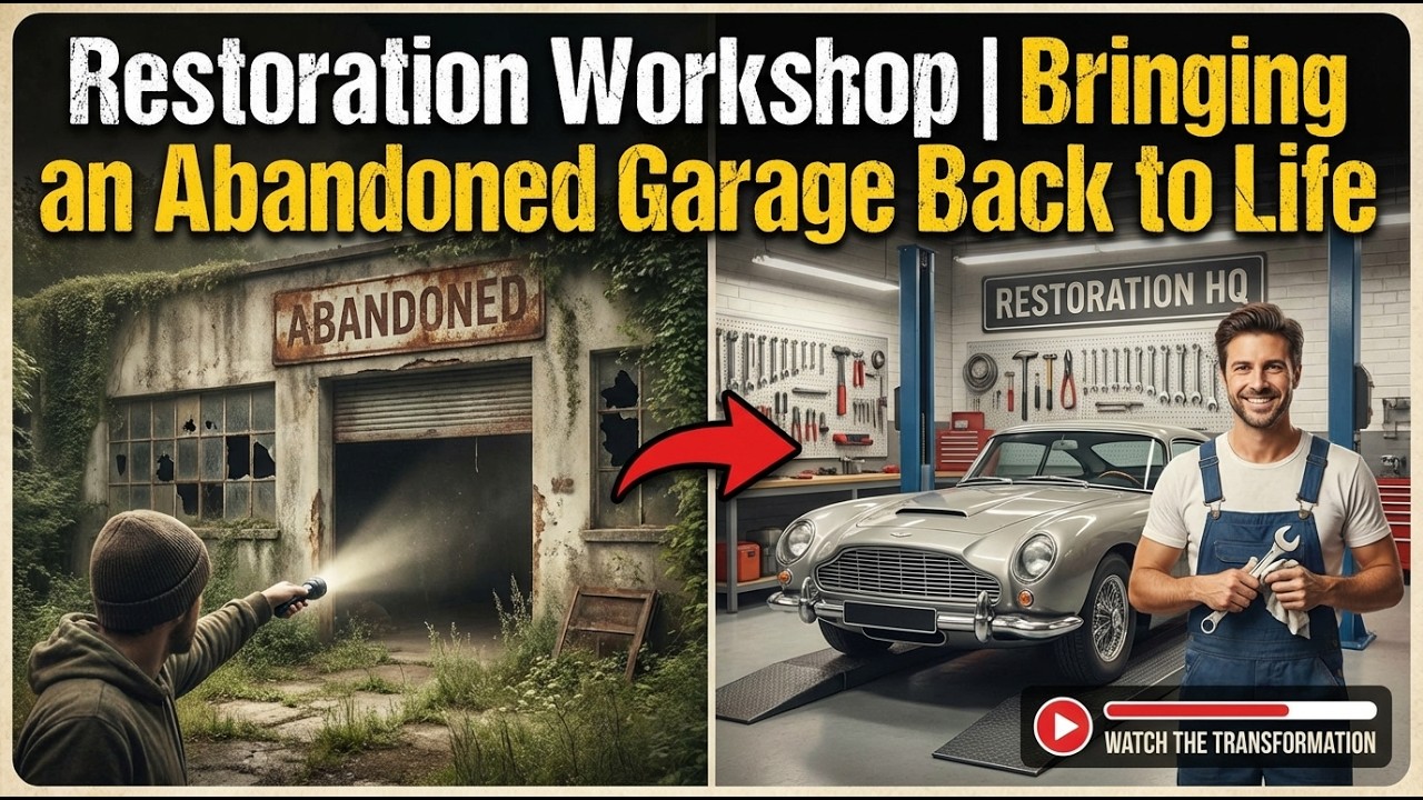 Workshop Restoration | Bringing an Abandoned Garage Back to Life
