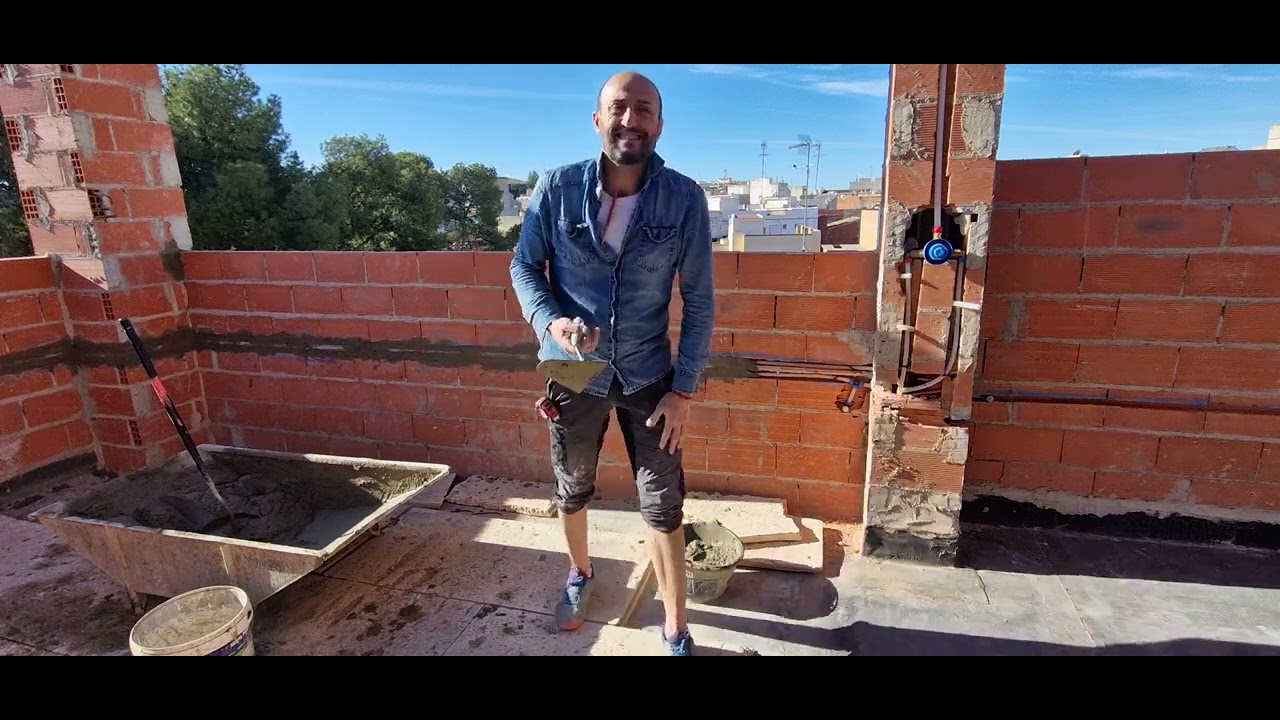 Como rellenar regatas (rozas) de fontanero y electricidad 💪