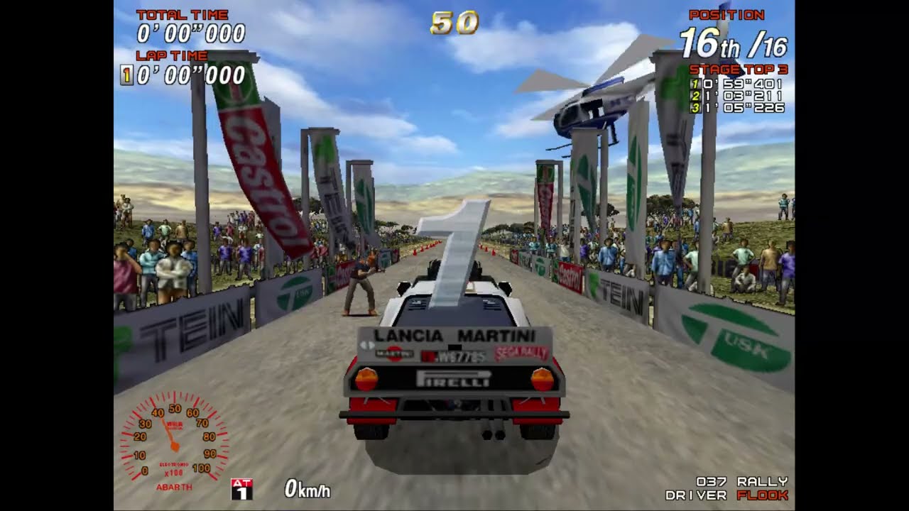 Sega Rally 2 PC Arcade Rerun with Lancia 037 Rally