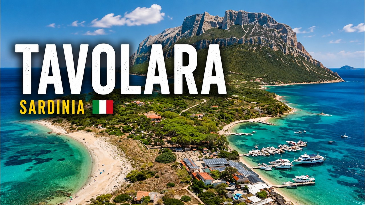 Stunning 4K Drone Footage of Tavolara Island, Sardinia - Aerial Cinematic Tour - by Nisko Travelling