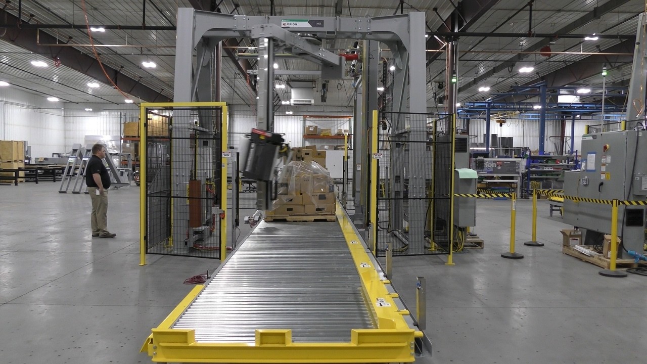 Orion MA With Optional Top Sheet Dispenser, Load Lift, and Scale