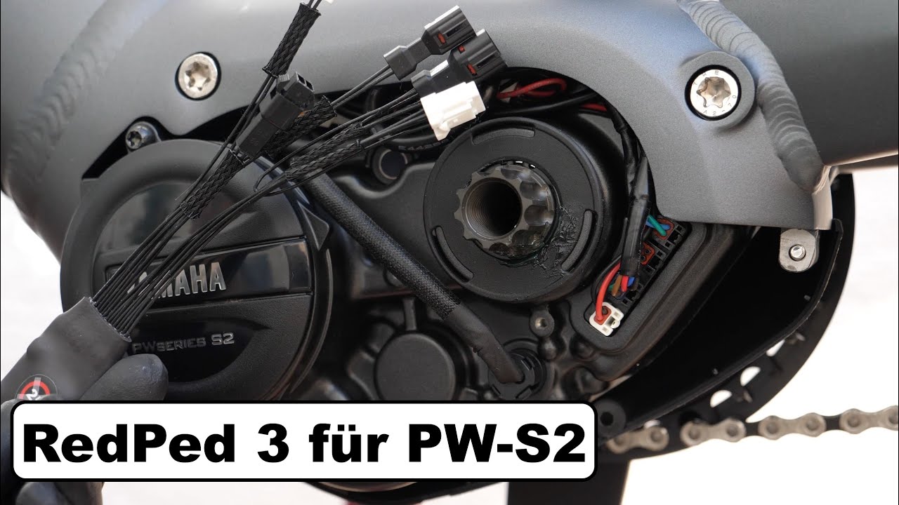 RedPed 3 - Einbau - Yamaha PW-S2 - Tuning