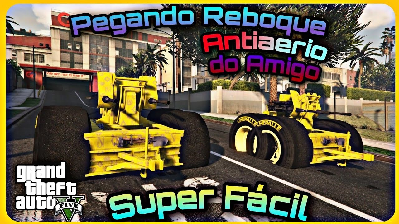 GTA V on-line ***pegando reboque antiaerio do amigo** super fácil