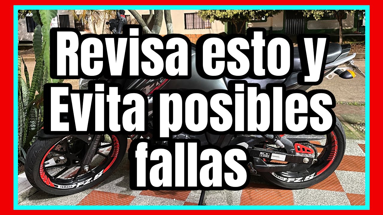 Verifica esto para que nunca te falle tu moto