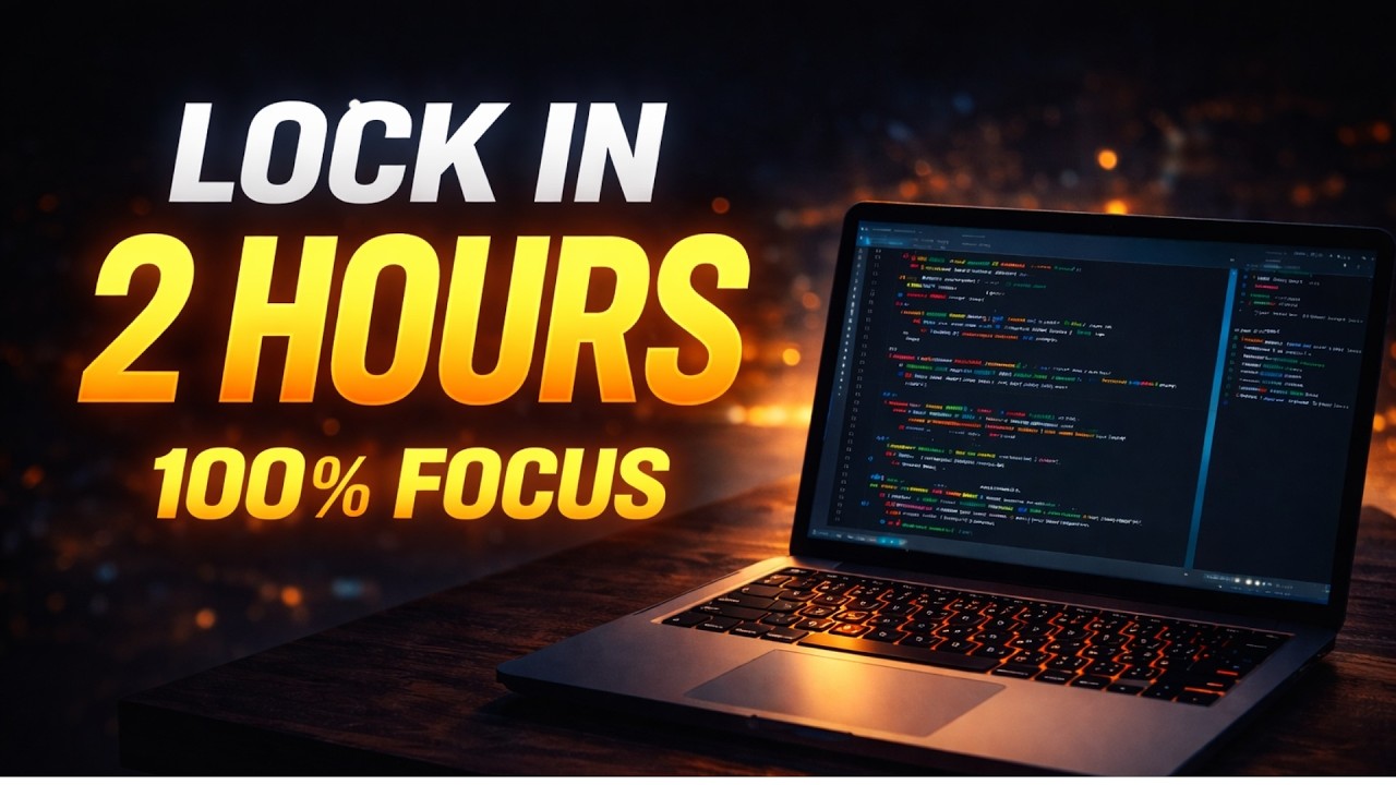 Night Focus Music – Calm City Ambient for Productivity - 2 Hours | Midnight Compiler 02
