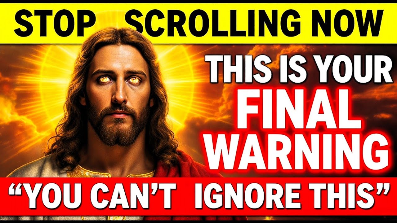 🛑 STOP SCROLLING! THIS IS YOUR LAST CHANCE TO LISTEN! | God's Message Today | Gods Message Now |