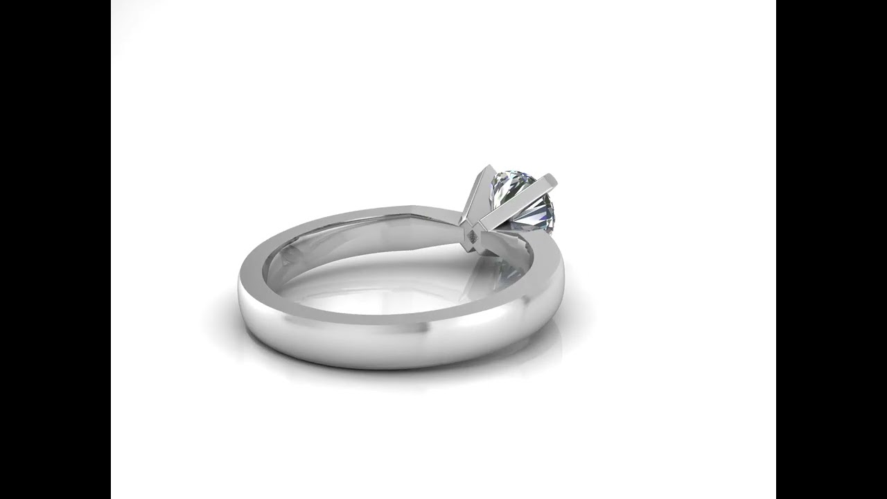 Ah! Jewellery Round Cut Diamond Ring. AJR3088X