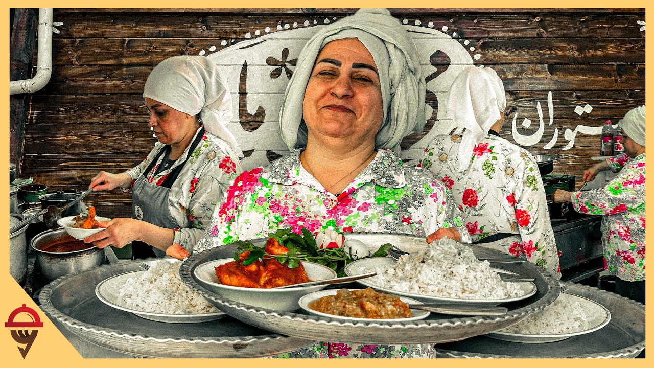 A Full Day Inside a Traditional Iranian Kitchen: Cooking Hundreds of Portions from Scratch