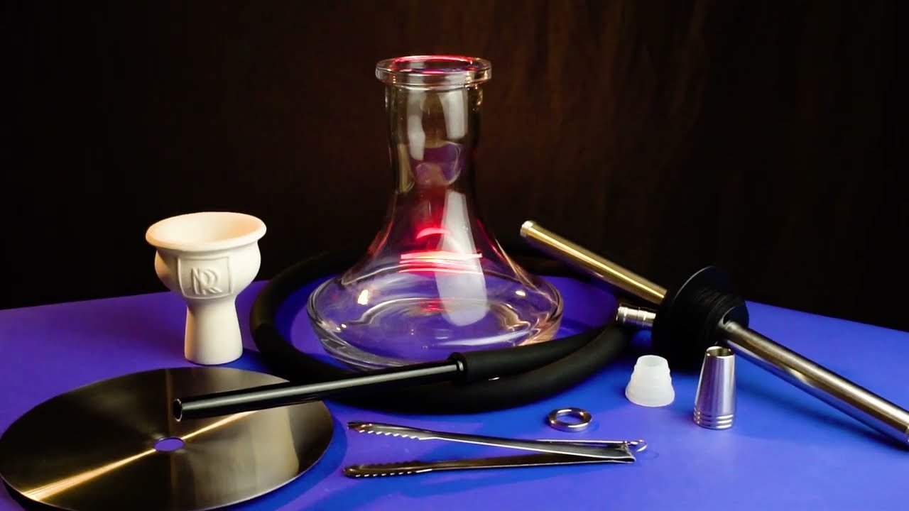 PREMIUM  M. ROSENFELD Durable and Portable Stainless Steel Hookah Set with Everything