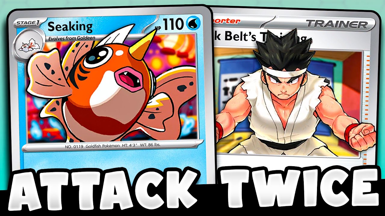 Black Belt & Max Belt BREAKS Seaking! (Hit 300 Damage!)