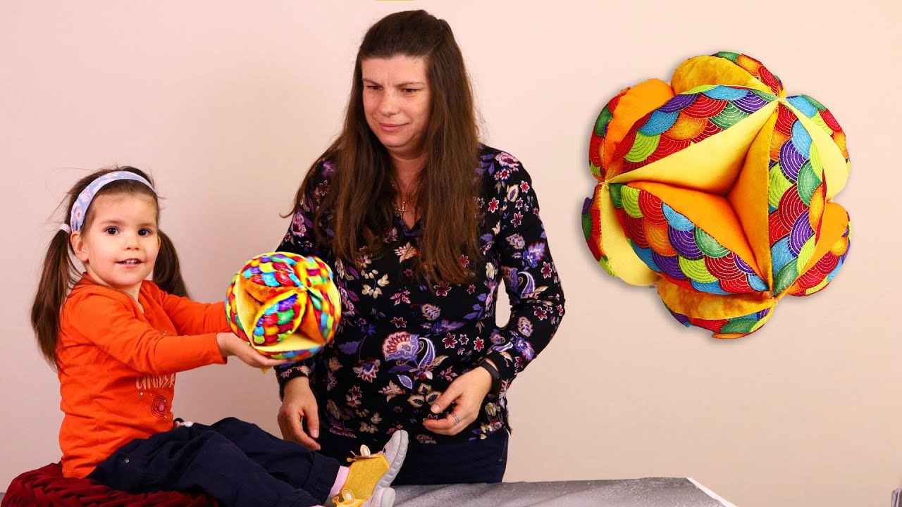DIY Montessori Puzzle Ball / Easy Sewing Project
