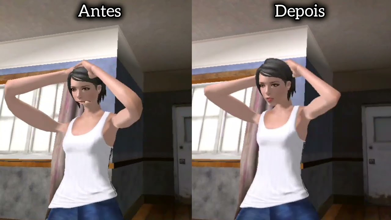 Mod amazing player female Fix bugs, part2(gta sa android)