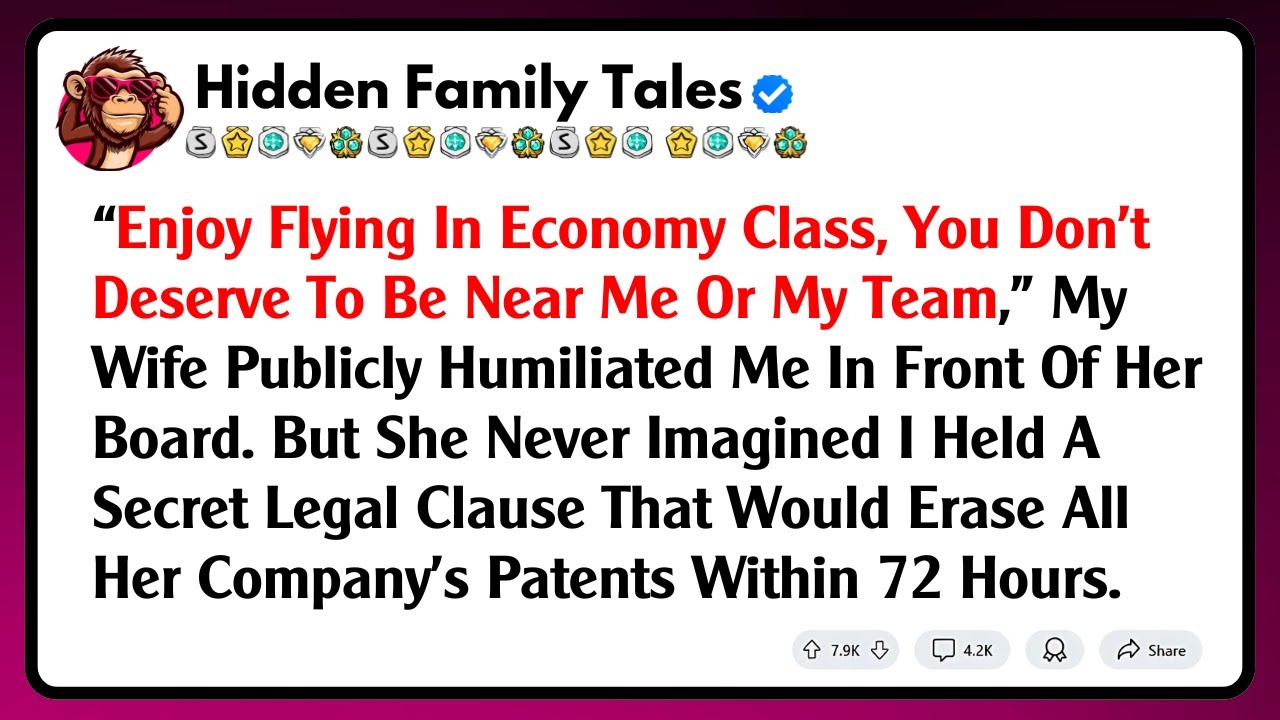 “Enjoy Flying In Economy Class, You Don’t Deserve To Be Near Me Or My Team,” My Wife Publicly...
