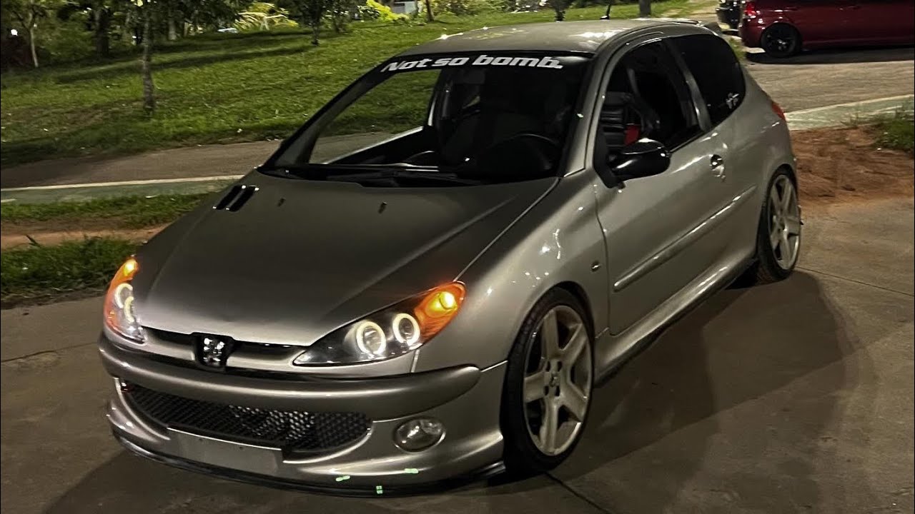 Noturno de Peugeot 206 diretão em inox | 4K